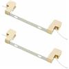 Akynite Portalampada R7s 118mm Ceramica per Lampade Lineare, R7s J118 Base con Staffa Me