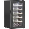 HOMCOM Cantinetta Frigo per 41 Bottiglie di Vino con Temperatura Regolabile Nero