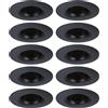 Paulmann 92120 Faretti da incasso kit di 10 fissi rotondi 90 mm GU10 max. 10x10W