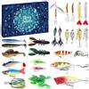 iZoeL Calendario Avvento 2025 Uomo Calendario Avvento Pesca, Pesca Accessori, Re