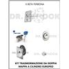 CISA KIT SERRATURA COMPLETO PER PORTA BLINDATA CILINDRO EUROPEO PER BETA FERBONA