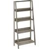 Furinno Scala Scaffale a 5 Ripiani per libreria, Legno ingegnerizzato, Quercia F
