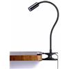 Hifree Lampada con Pinza in Alluminio, LED con Braccio Flessibile a 360°, Luce d
