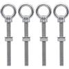 Maxsail Golfari Bullone a occhiello in acciaio inox 316,Bulloni di Vite, M10x100mm Dado