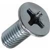 AERZETIX - 50 Bulloni - Testa conica - M4x10mm - DIN965A - Acciaio zincato - Imp