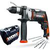 Worx WX318 Trapano a Percussione, 810 W, 220 V, Nero
