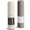 Uten Macinasale E Macinapepe Elettrico 2 Pezzi – Testine In Ceramica Regolabili, Ricarica USB, Luce LED, 150ml