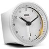 Braun BC07W-DCF Orologio Sveglia Classico Analogico, Radio controllato