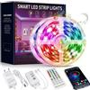 MULIN Striscia Wifi LED Doppia Bobina Tot 15 MT 5050 RGB Smd Strip Led App Telecomando