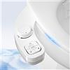 PENDEJATO Sistema per bidet per WC, non elettrico, con pulsante snello, bidet WC
