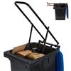 Relaxdays Compattatore Rifiuti, Trash Compactor, Pressa Bidone Spazzatura Estern