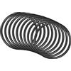 QUARKZMAN Nitrile Gomma O-Ring 80mm x 70mm x 5mm Guarnizioni di Tenuta Anelli Ru