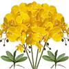 FagusHome 32 pollici fiori artificiali di Phalaenopsis 4 pezzi con 2 fasci di fo
