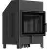 Kratki Camino KRATKI ZIBI ECO 9,9 kW Ø 180 con rivestimento nero
