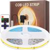 PSTAR Striscia LED COB 6 Metri Bianco Caldo, Strip LED 2700K Alta Luminosità 320
