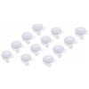 JZK 12 Ferma Piumino e Copripiumino Clip piumone copripiumone mollette Bianco