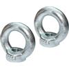 AERZETIX - Set di 2 - Dado occhiello M16 - anello di sollevamento - in