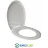 Idrotop Copriwater per RAK VENICE AVVOLGENTE TERMOINDURENTE BIANCO cerniera inox
