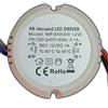PB-Versand - Trasformatore Rotondo per lampadine Mini LED, 12 V DC 12 W G4 GU4 M