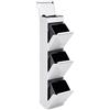 Arregui Top CR321-B Pattumiera Differenziata 3 Scomparti | 3 x 17L (51L) | Conte