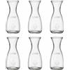Bormioli Rocco 6 pezzi Caraffa Misura Brocca senza Manico da 0,25 lt. in Vetro Bormioli Rocco