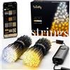 Twinkly Strings 400 LED Bianchi, Striscia Luci LED per Esterno e Interno, (W6o)