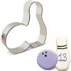 Ann Clark Cookie Cutters Formina per Biscotti Stampo con birillo da bowling 8,89 cm, Prodotto (g0n)