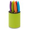 Ausonia Ceppo set coltelli da cucina colorati con 6 coltelli Coltelli da tavola