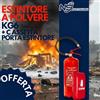 Estintore A Polvere 6 Kg Con Certificazione E CASSETTA PORTA ESTINTORE