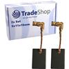 Trade-Shop 2 spazzole di carbone motore 5 x 11 x 16 mm per martello perforatore Makita HR22