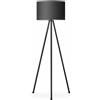 tomons Lampada da Terra LED Dimmerabile Contemporanea con Treppiede in Metallo,