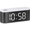 Trevi EC 883 BL Orologio Termometro Digitale con Grande Display a LED Bianchi, C