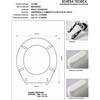 ACB/COLBAM Copriwater Ideal Standard MODERNO BIANCO Cerniera Rallentata Soft Close