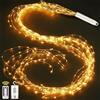 Cozymeow Luci Albero di Natale 2M 200 LED Luci di Natale da Esterno Cascata a Ba