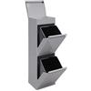 ARREGUI Top CR222-B Pattumiera Differenziata 2 Scomparti | 2x17 L (34 L) | Conte
