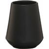 SEALSKIN Conical Bicchiere, Porcellana, Nero, 11.1 x 9.5 x 9.5 cm
