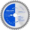 TWIN-TOWN Lama per sega 216x30 mm, Z50, acciaio e metallo ferroso, lama circolar