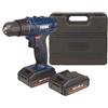 FERM Trapano a batteria / Trapano avvitatore a batteria da 18V - 1,5Ah - con luc