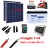 aleshop82 Kit Fotovoltaico Inverter 3000W Pannello Solare 200W Batteria 104 150 200ah