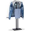 Relaxdays Servomuto con Porta Pantaloni e Asta Appendiabiti, Indossatore da Came