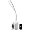 MEDIACOM Lampada LED Mediacom con charger USB 2A e porta penne M-LAM8USB2