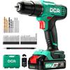 DCA Trapano a percussione a batteria 20V, 40 Nm, mandrino autoserrante da 13m...