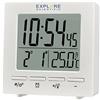 Explore Scientific RDC1005 Orologio radiocontrollato da viaggio, Doppio allarme,