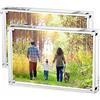 Boxalls Cornici Foto Acriliche, Mascagni Cornice 10x15CM Plexiglass Chiusura Mag