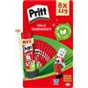 Pritt Colla Stick 8 x 11g, colla per bambini sicura e affidabile, colla Pritt...