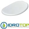 Idrotop Copriwater per FLAMINIA IO TERRA come ORIGINALE TERMOINDURENTE BIANCO cerniera