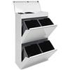 ARREGUI Top CR621-B Pattumiera per raccolta differenziata con ripiano
