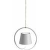 Ai Lati Lights Zafferano Poldina Lampada Ricaricabile LED a Sospensione, Corpo in Alluminio, Pr