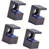 Eurowagens 4pcs Vetro Morsetto Supporti per Decorazione Casa e Craft Progetti Forniture