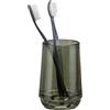 Sealskin Mood Bicchiere Porta spazzolini, Verde, B x H x T: 80 x 119 x 80 mm
